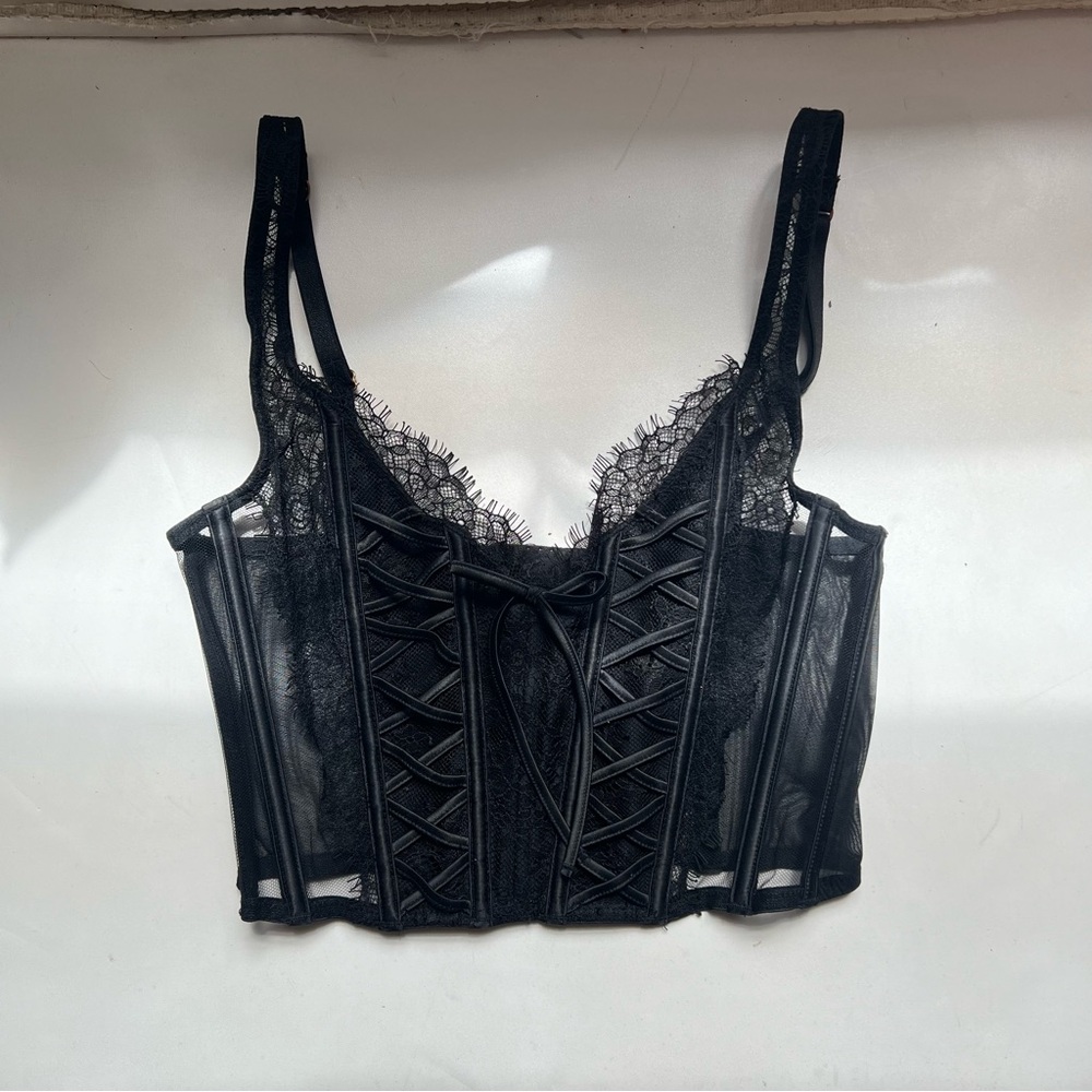 Black corset Victoria secret